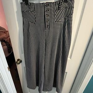 EUC Maeve flowy wide leg high waisted pants medium w/stretch